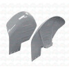 Pair of Curved Safety Type Mudguards