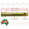 Tractor Cat 0 Zinc Plated Top Link Pin 3"