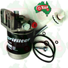 Tractor Fits For Fuel Filter Assembly w/M14 x 1 Thread Ports Fits For White Oliver, Universal, Case IH, Fiat, Allis Chalmers Tractor Fits For Fuel Filter Assembly w/M14 x 1 Thread Ports Fits For White Oliver, Universal, Case IH, Fiat, Allis Chalmers