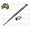 Hay Silage Bale Spike Tine Loader Spear Straight Conus 1 M20 w/Bush - 1000mm (39")