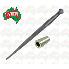 Hay Silage Bale Spike Tine Loader Spear Straight Conus 1 M20 w/Bush - 1000mm (39")