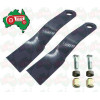 Blade and w/Counter Sunk Bolt Kit For Howard Slashers & Various Slashers - 82.3mm Wide - 365mm Length