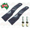 Blade and w/Counter Sunk Bolt Kit For Howard Slashers & Various Slashers - 110.0mm Wide - 365mm Length