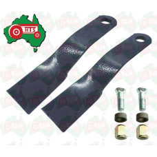 Blade and w/Counter Sunk Bolt Kit For Howard Slashers & Various Slashers - 110.0mm Wide - 365mm Length