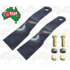 Tractor Blade and HEX Bolt Kit Howard Slashers & Various Slashers - 365mm Long - 82.3mm Wide