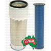 Air Filter Kit Fits For Case 580E 580K 580SK Backhoe Loader Inner And Outer