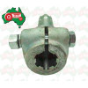 Tractor PTO Adapter Female spline 1 1/8" to 6 x Male Spline 1 3/8"