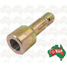 Tractor PTO Pump Weld On Adaptor Bore 35mm x Male Spline 1 3/8"