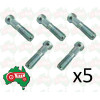 Tractor 5 x Wheel Stud 1/2" x 2" UNF For Leyland & Nuffield 
