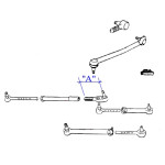 Steering MF65, Early MF175, MF178