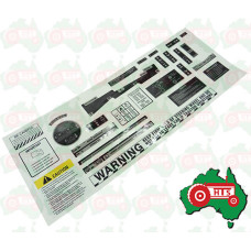 Warning & Operation Decal Set Fits For Case IH 374 574 674
