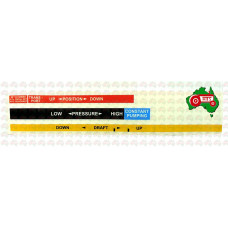 HYDRAULIC POSITION CONTROL STICKER W/ PRESSURE CONTROL 