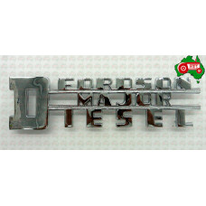 Fordson Diesel Major Badge Chrome Finish