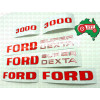 Ford & Fordson Decal Set Super Dexta & 3000