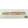 DECAL BATTERY OVERFILL WARNING Massey Ferguson 135
