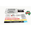 Massey Ferguson Warning & Operations Decal Kit 