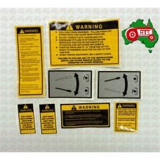 Warning Decal Set Ford & Fordson 2000, 3000, 4000, 5000, 6000 to TW5