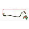 Fuel Pipe Lift Pump to Filter Fordson Major & Power Major