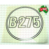 Decal Case International B275 - 1 SIDE Length 128.50mm