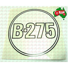 Decal Case International B275 - 1 SIDE Length 128.50mm