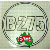 Decal Case International B275 - 1 SIDE Length 128.50mm