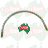 Braided Fuel Diesel Line 1/2" UNF Both Sides Crimped 700mm Engine Tractor