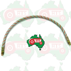 Braided Fuel Diesel Line 1/2" UNF Both Sides Crimped 1000mm Engine Tractor 