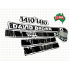 David Brown 1410 Decal Set