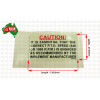 Decal PTO Warning David Brown 1212, 885 & 996