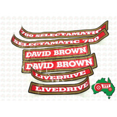Decal Set David Brown 700 Series 780 (1972-74)