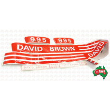 Decal Set David Brown 900 Series 995 (1972-74)