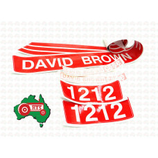 David Brown Decal Set 1212