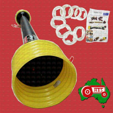 Tractor Slasher Implement Large PTO Shaft Safety Guard Cover 2 Meter Closed