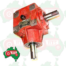Gearbox 20 HP Tapered Roller Bearings Ratio 1:1 Input/Output 22.2mm Diameter 6.4mm Key
