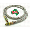 Braided Flex Fuel Line Hose 1/2''UNF Thread 39'' Long