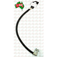 Extra Heavy Duty Black Battery Cable Lug & Clamp End 18" 46cm 65sq mm
