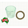 Glass Fuel Pump Glass Bowl 54mm With Gasket