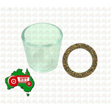 Glass Fuel Pump Glass Bowl 54mm With Gasket