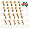 Pack of 20 High Tensile Plough Head Bolts and Nuts 5/8" x 3" U.N.C Grade 8