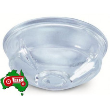 Glass Bowl Curved Base 