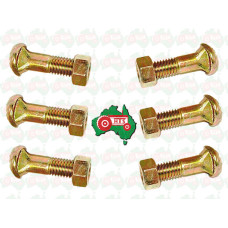 HT Crushed head Bolts and Nuts x 6