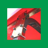 Small Canopy Hoop Type Curved Square Top ROPS Mounting Kit for Iseki