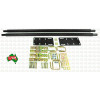 Small Canopy Hoop Type Curved Square Top ROPS Mounting Kit Overwidth
