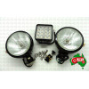Low Cost Lighting Kit 3 Lamps & 1 Switch Universal adapts any tractor