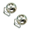2 X Dual Cat 1-2 Lower Link Ball and Clip For Ford 