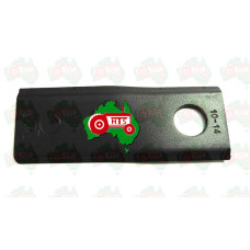  LH Disc Mower Blade ID 18.20mm, 123mm x 45mm x 4mm