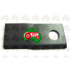 LH Disc Mower Blade ID 19mm, 112mm x 47mm x 4mm 