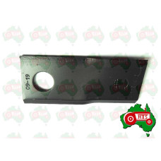 RH Disc Mower Blade ID 19mm, 112mm x 47mm x 4mm 