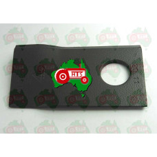 LH Disc Mower Blade ID 19mm, 93mm x 49mm x 3mm