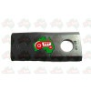 LH Disc Mower Blade ID 18.25mm, 107mm x 45mm x 4mm